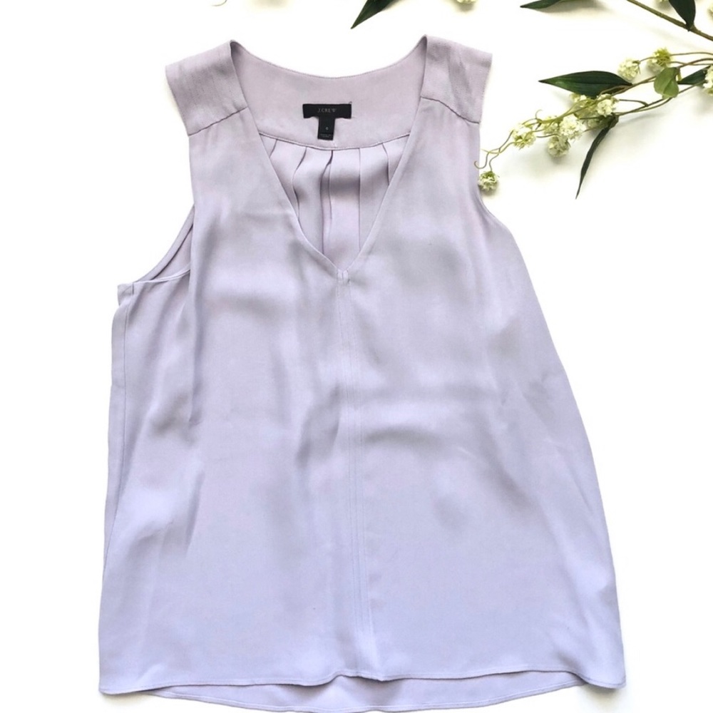 BNWT Lavender J Crew Drapey Tank Top